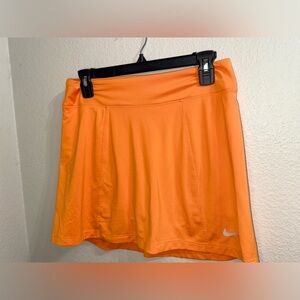 Nike Golf  Dry Fit‎ Orange Mini Skirt